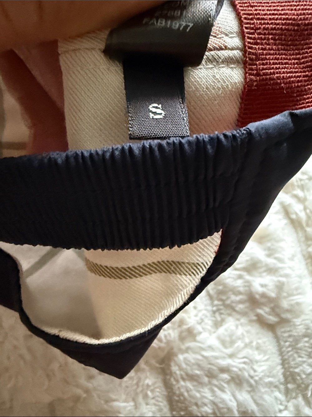 Loro Piana Navy Baseball Cap with Gold Embroidered Logo - Picture 5 of 6